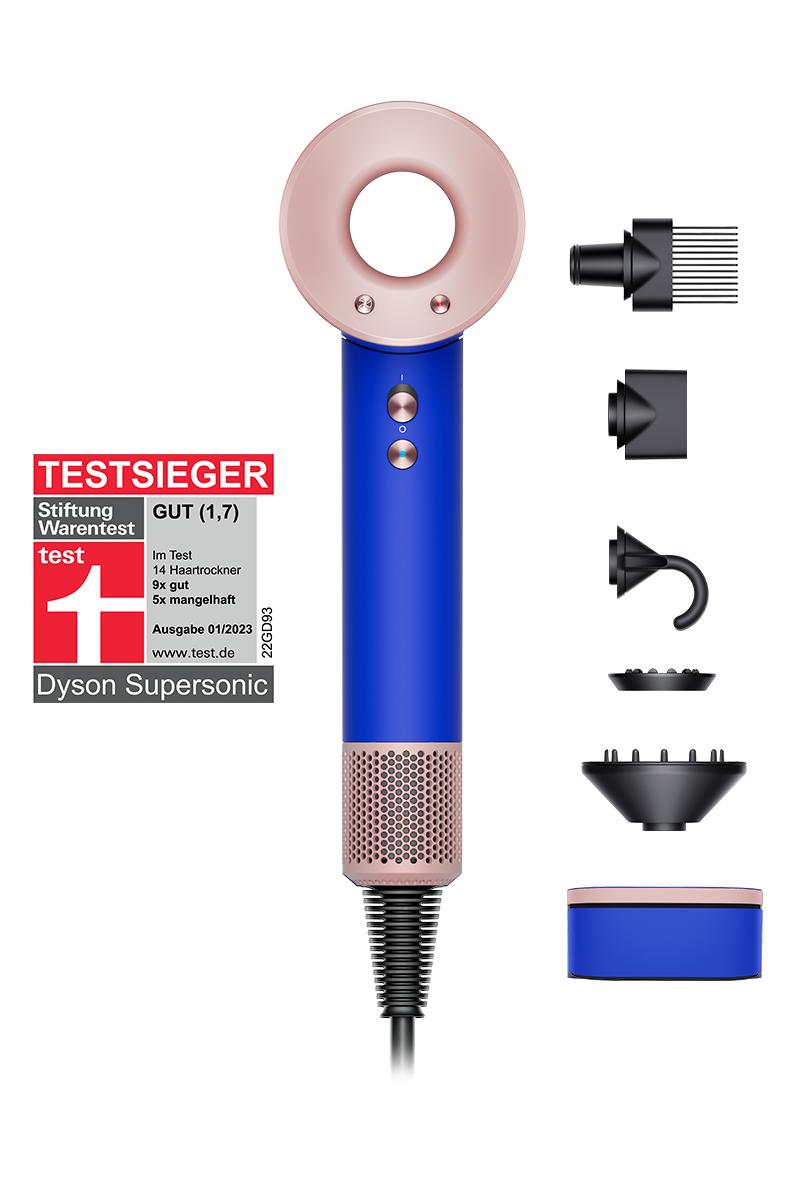 Dyson Supersonic™ Haartrockner Blue/Blush Geschenkedition 2023 Dyson Supersonic hair dryer in Blue Blush