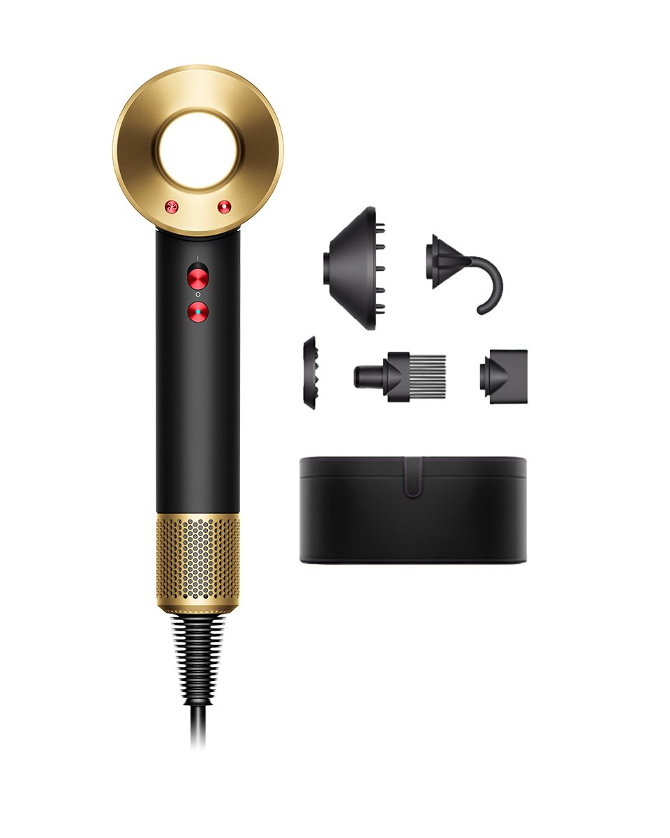Dyson Supersonic™  (Onyx Gold) Haartrockner in Vorderansicht