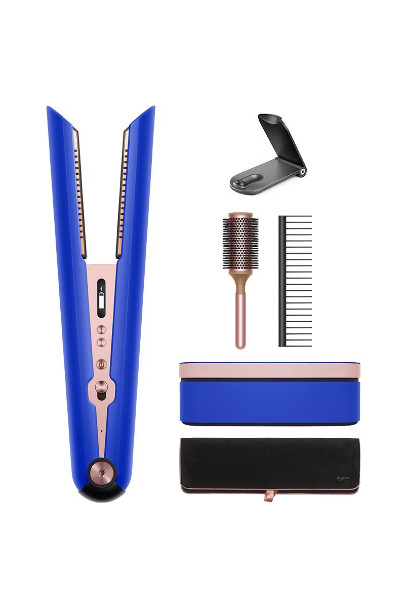 Dyson Corrale straightener in Blue Blush