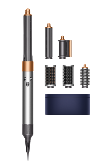 Dyson Airwrap multi styler and dryer Complete Long Nickel copper