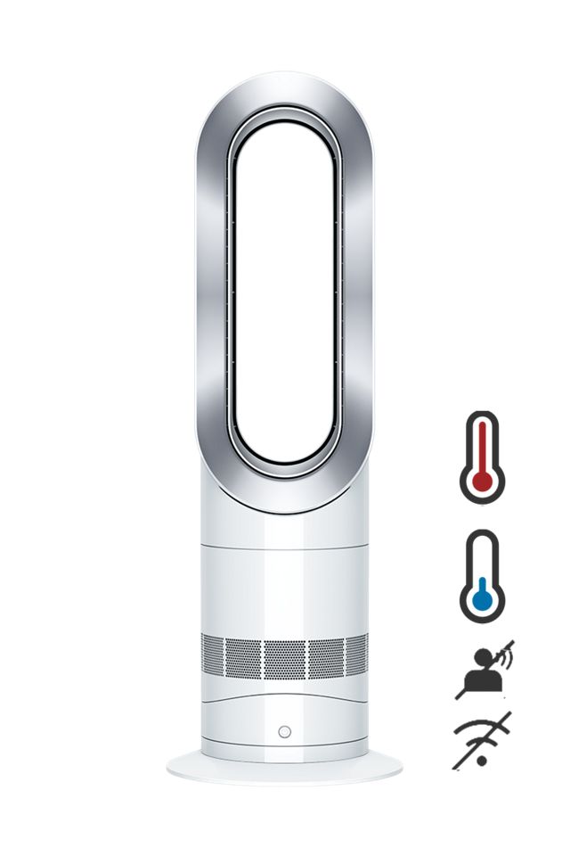 Dyson Hot+Cool™ AM09 Jet Focus Fan (White/Nickel) | Dyson