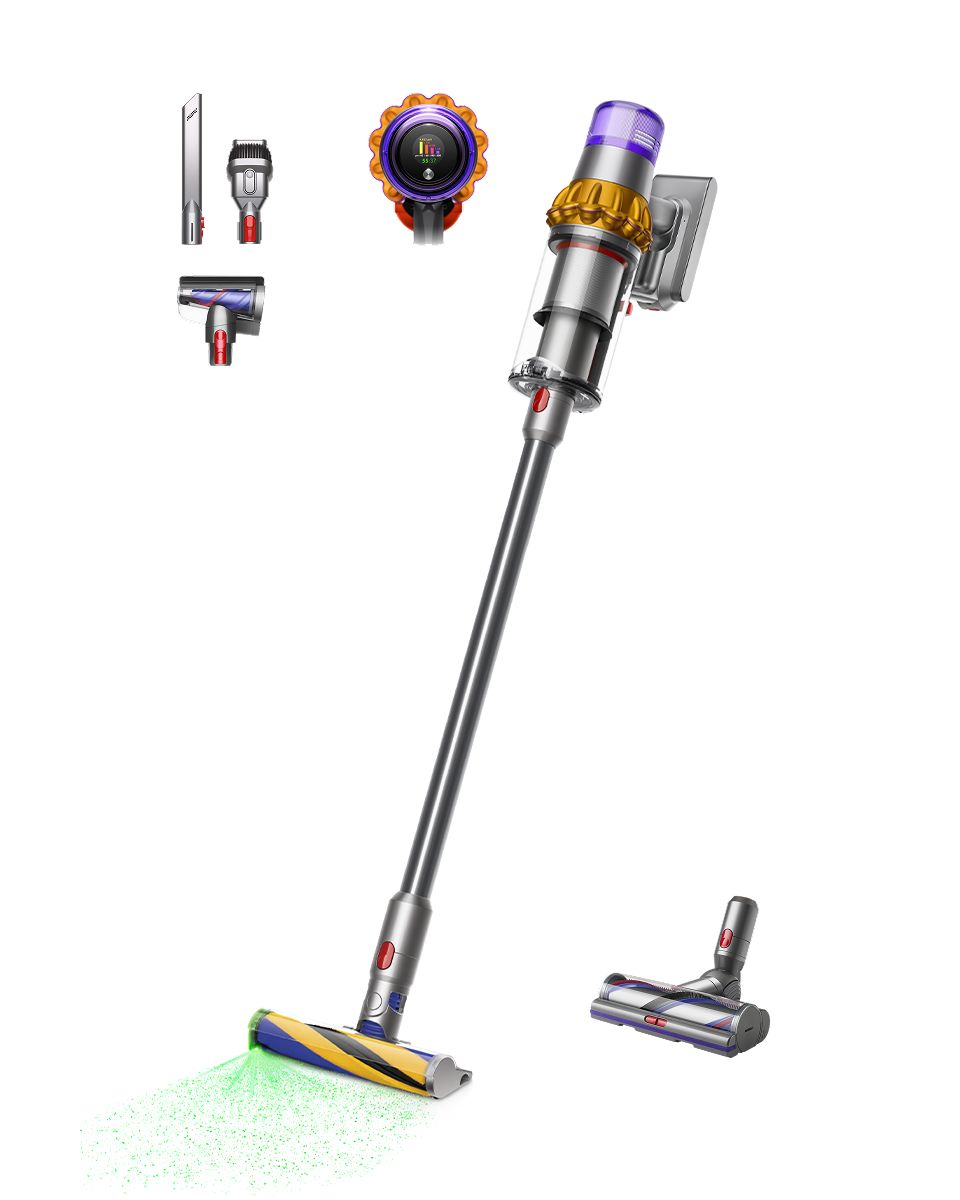 Dyson V15 Detect vacuum cleaner (Yellow/Iron)