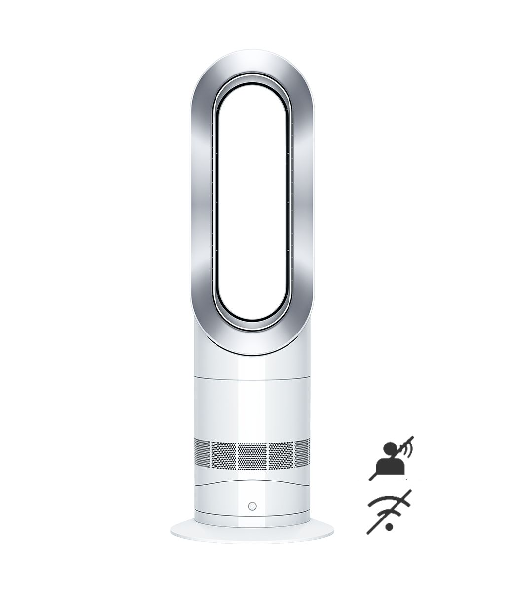 Dyson Hot+Cool™ AM09 Ventilateur Jet Focus (Blanc/Argent)
