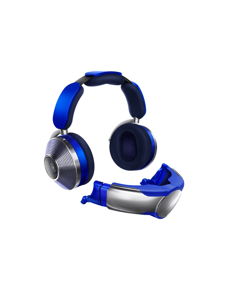 Dyson Zone headphones with air purification.