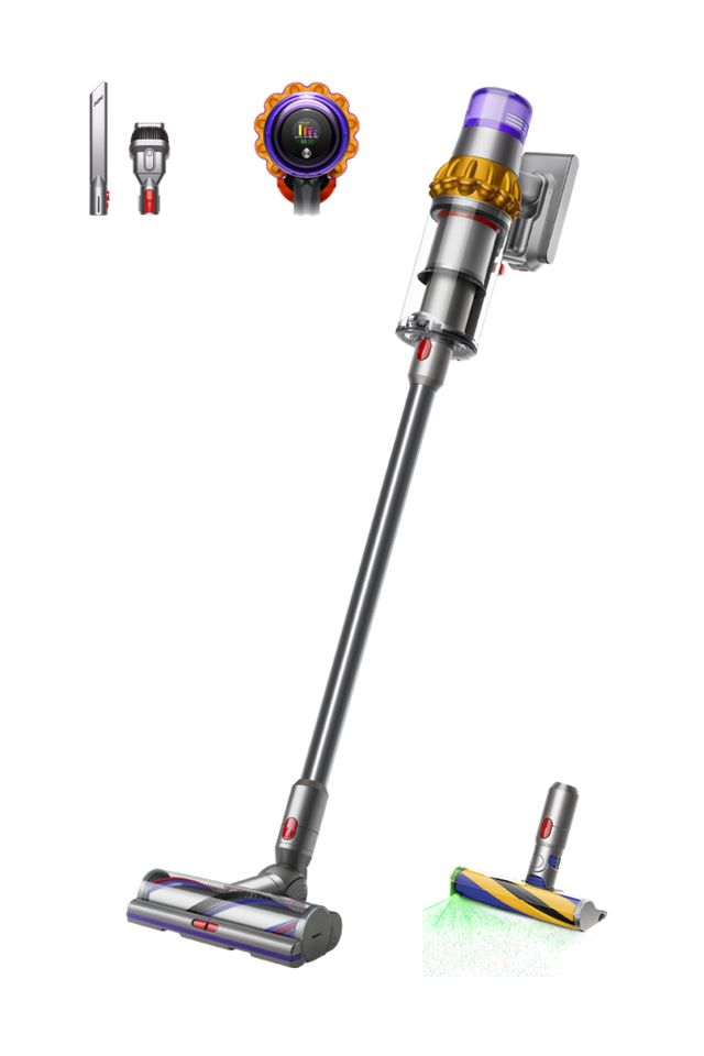 Dyson V15 Detect vacuum Yellow Iron