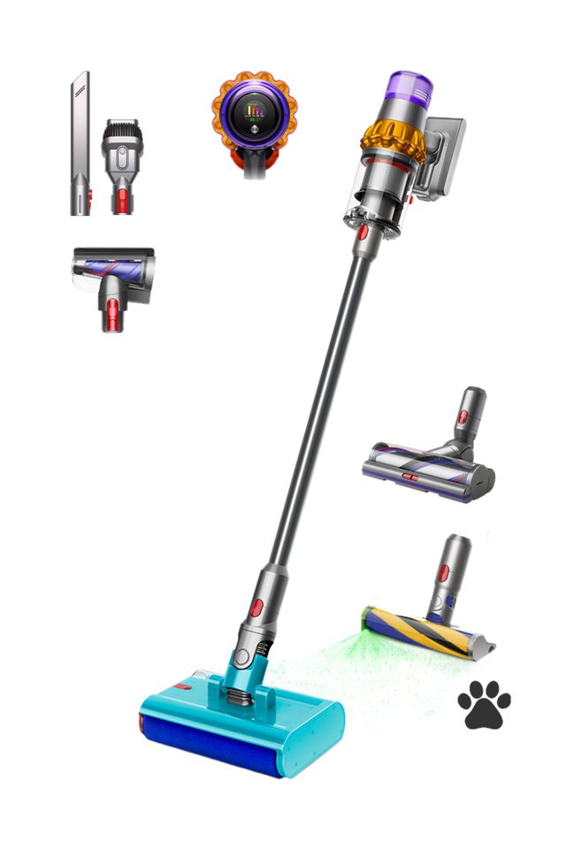 Dyson V15s Detect Submarine™ wet and dry vacuum cleaner (Yellow Dyson V15s Detect Submarine™ wet and dry vacuum cleaner (Yellow