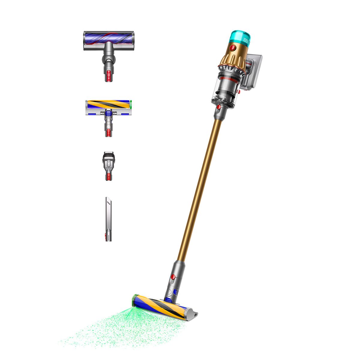Dyson V12 Detect Slim oro aspirapolvere leggero senza filo