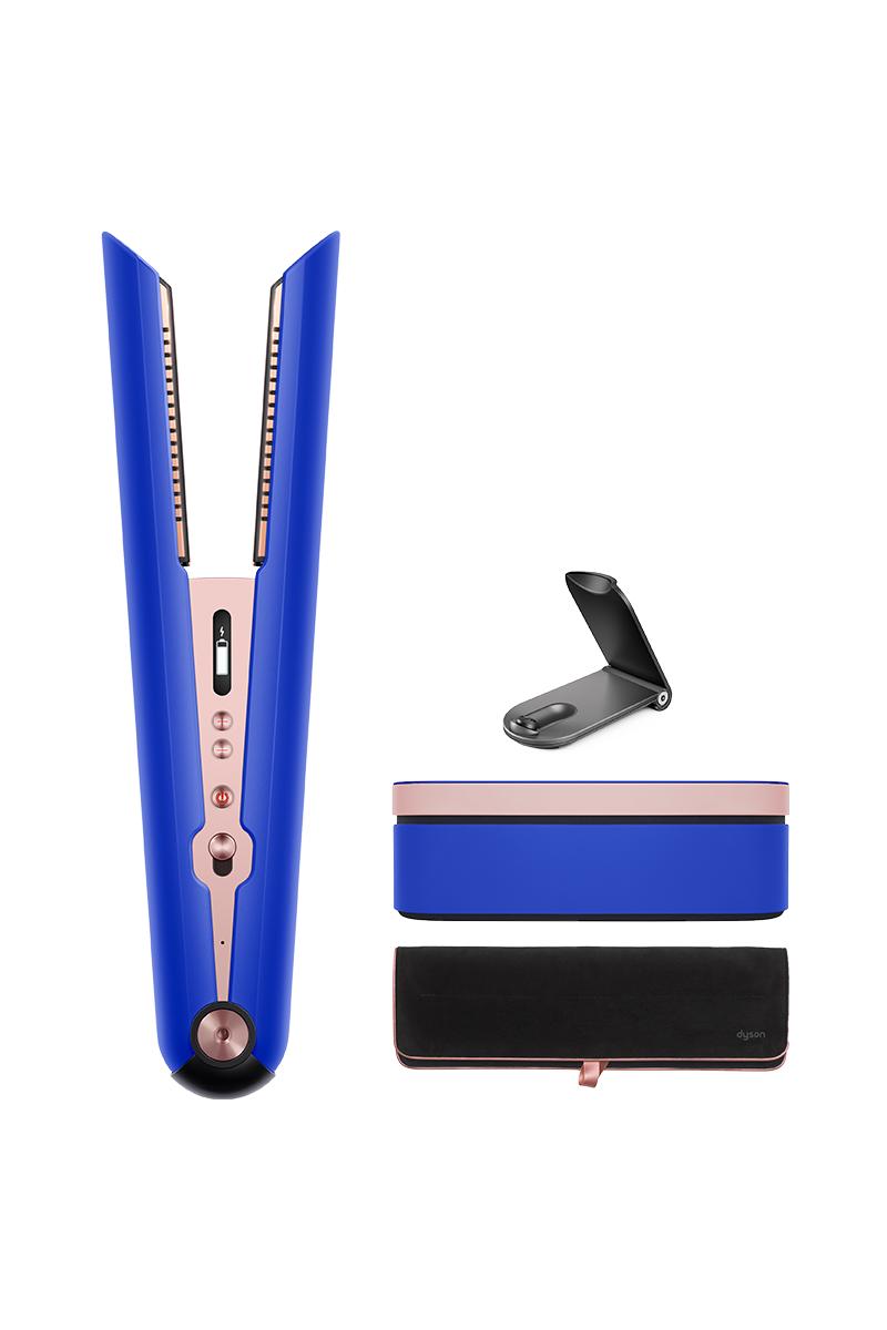 Dyson Corrale straightener in Blue Blush