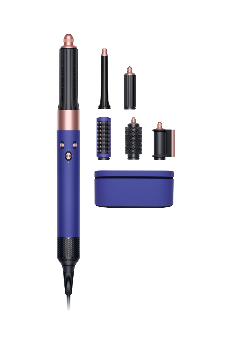 The Dyson Airwrap multi-styler, attachments and storage case.