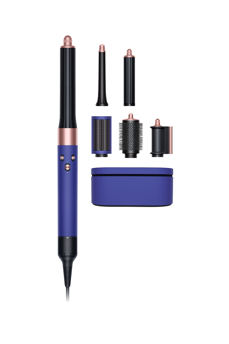 The Dyson Airwrap multi-styler, attachments and storage case.