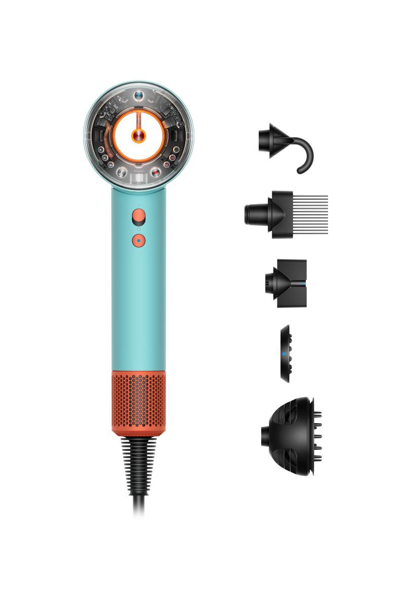The Dyson Supersonic Nural stood upright Dyson Supersonic Nural™ hair dryer (Ceramic Patina/Topaz)