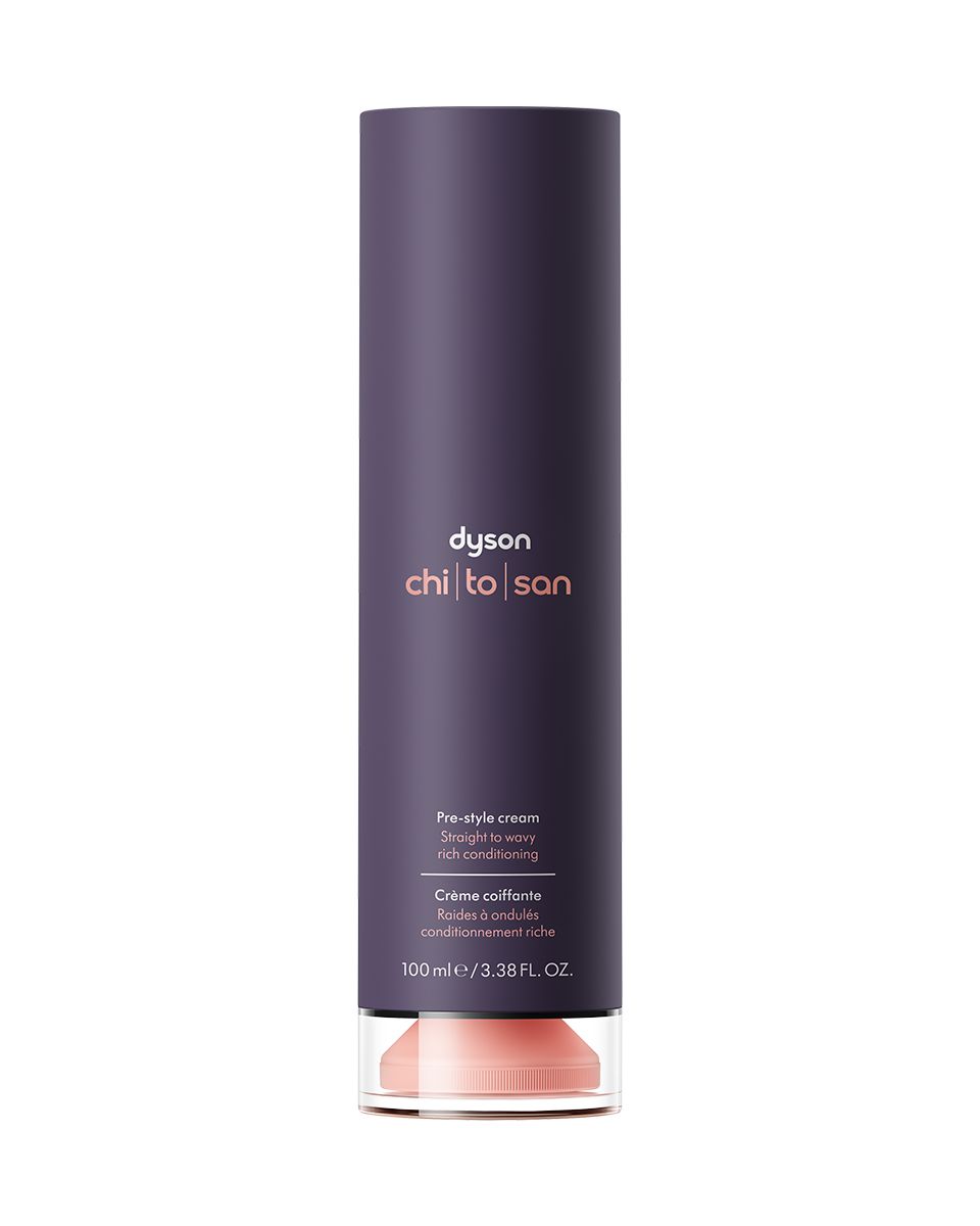 Dyson Chitosan™ Pre-Styling Creme für glattes bis welliges Haar, leichte Pflege 