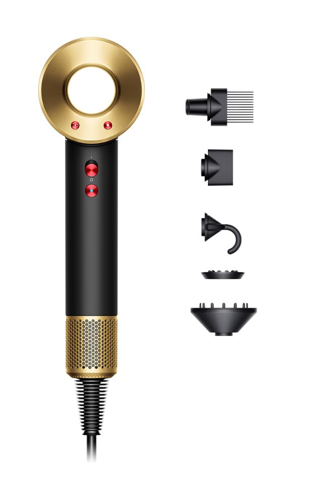 Dyson Supersonic hair dryer Onyx Black Gold