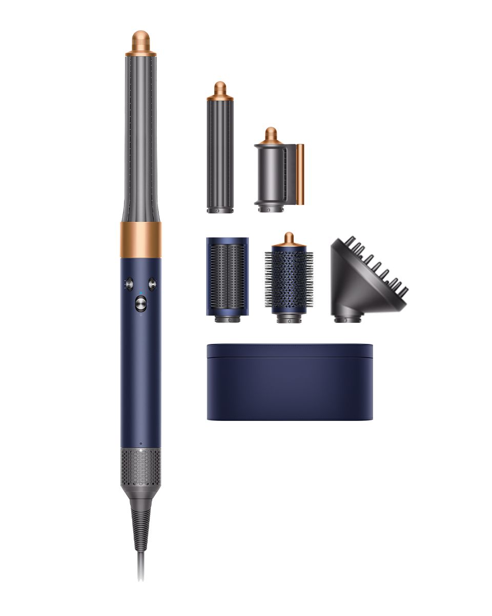 Dyson Airwrap Multi-Haarstyler und -trockner Complete Long Volumise in  Nachtblau und Kupfer