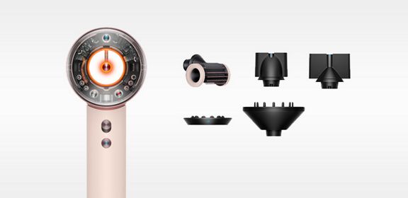Suszarka do włosów Dyson Supersonic Nural™ Straight+Wavy Pastelowy róż/Różowe złoto