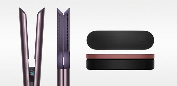 Plaukų tiesinimo žnyplės „Dyson Airstrait™“ (Jasper plum)