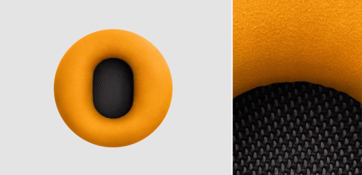 Korvapehmusteet Chrome-Yellow 