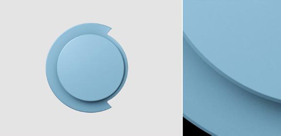 Dyson OnTrac™ dış kapaklar (Ceramic Mavi)