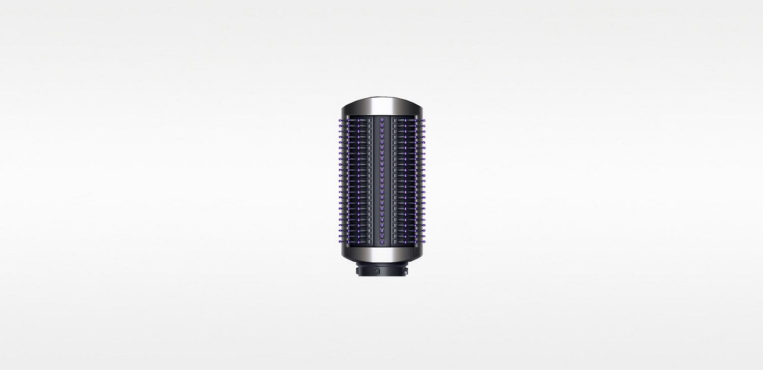 Spazzola lisciante delicata (nero/viola)