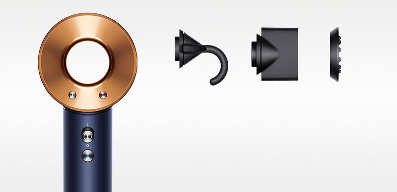 Dyson Supersonic™ Straight + Wavy (Nachtblau/Kupfer) 2