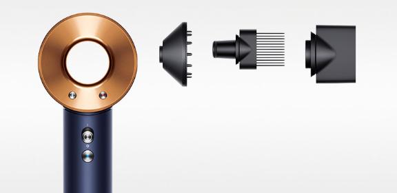 Dyson Supersonic™ föön - Curly+Coily (Prussian blue/Rich copper)