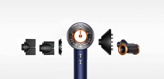 Dyson Supersonic Nural™ - Straight+Wavy (Prussian blue / Rich copper)