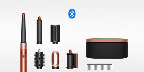 Multistyler Dyson Airwrap i.d.™ Straight+Wavy Bursztynowy jedwab