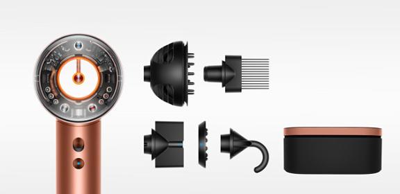 Suszarka do włosów Dyson Supersonic Nural™ Curly+Coily Bursztynowy jedwab