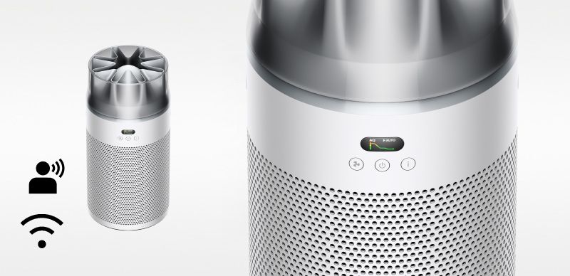 HushJet™ Compact Purifier | White/Silver