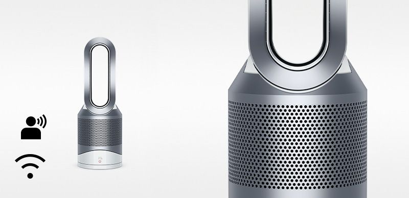Dyson Pure Hot+Cool Link™ HP02 purifying heater + fan (White/Silver)