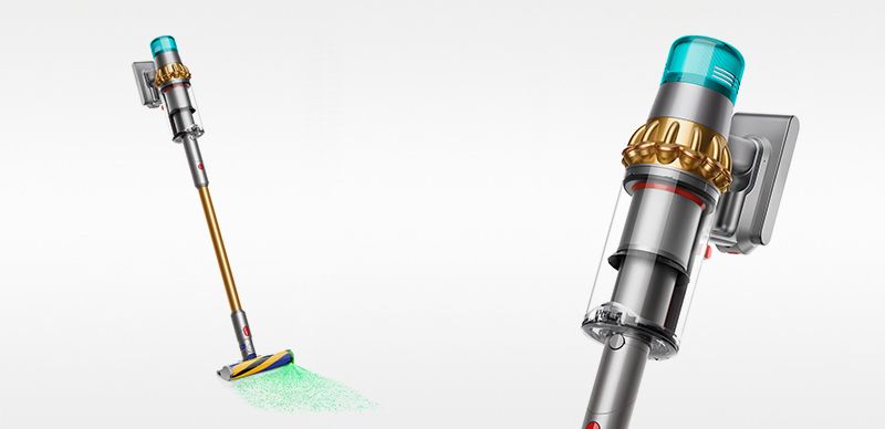 Dyson V15 Detect vacuum (Yellow/Iron)