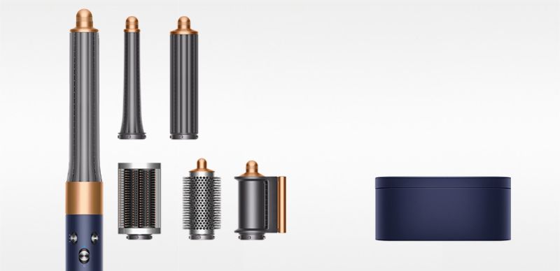 Dyson Airwrap™ Customised for long and fine hair | Blue/copper