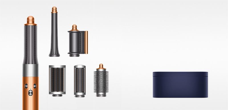 Dyson Airwrap™ Customised for long and fine hair | Blue/copper