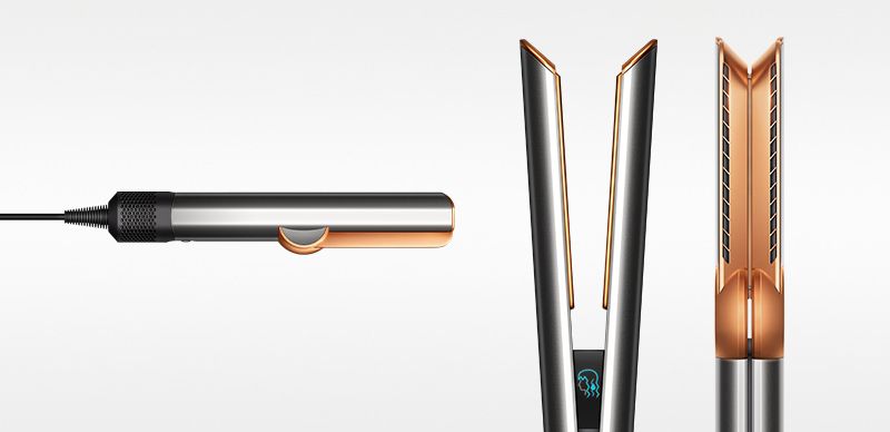 Dyson Airstrait™ straightener in Prussian blue/Rich copper