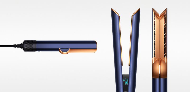 Dyson Airstrait™ straightener in Blue/Copper