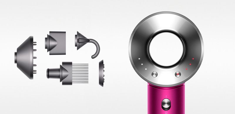 Refurbished Dyson Supersonic™ Hair Dryer (Fuchsia) | Dyson Outlet