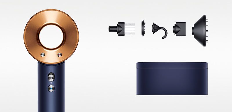 Dyson Supersonic Hair Dryer HD07 Nachtblau/Kupfer 2