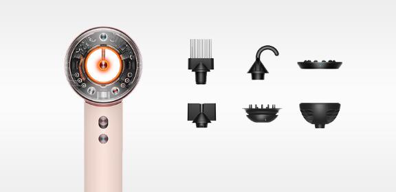 Dyson Supersonic Nural™ sušič vlasov - Curly+Coily (Ceramic pink/Rose gold)