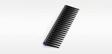 Pettine districante (viola/nero)