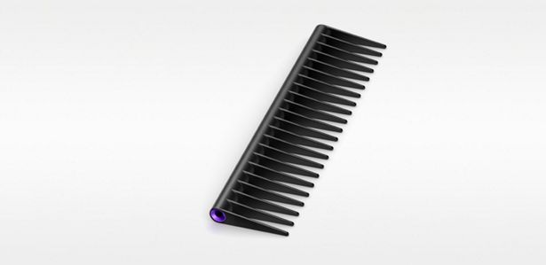 Pettine districante (viola/nero)