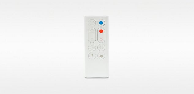Nahaufnahme der magnetischen Fernbedienung