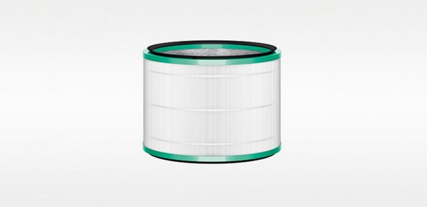 Dyson HEPA-13-Filter mit Glasfasern und Aktivkohle