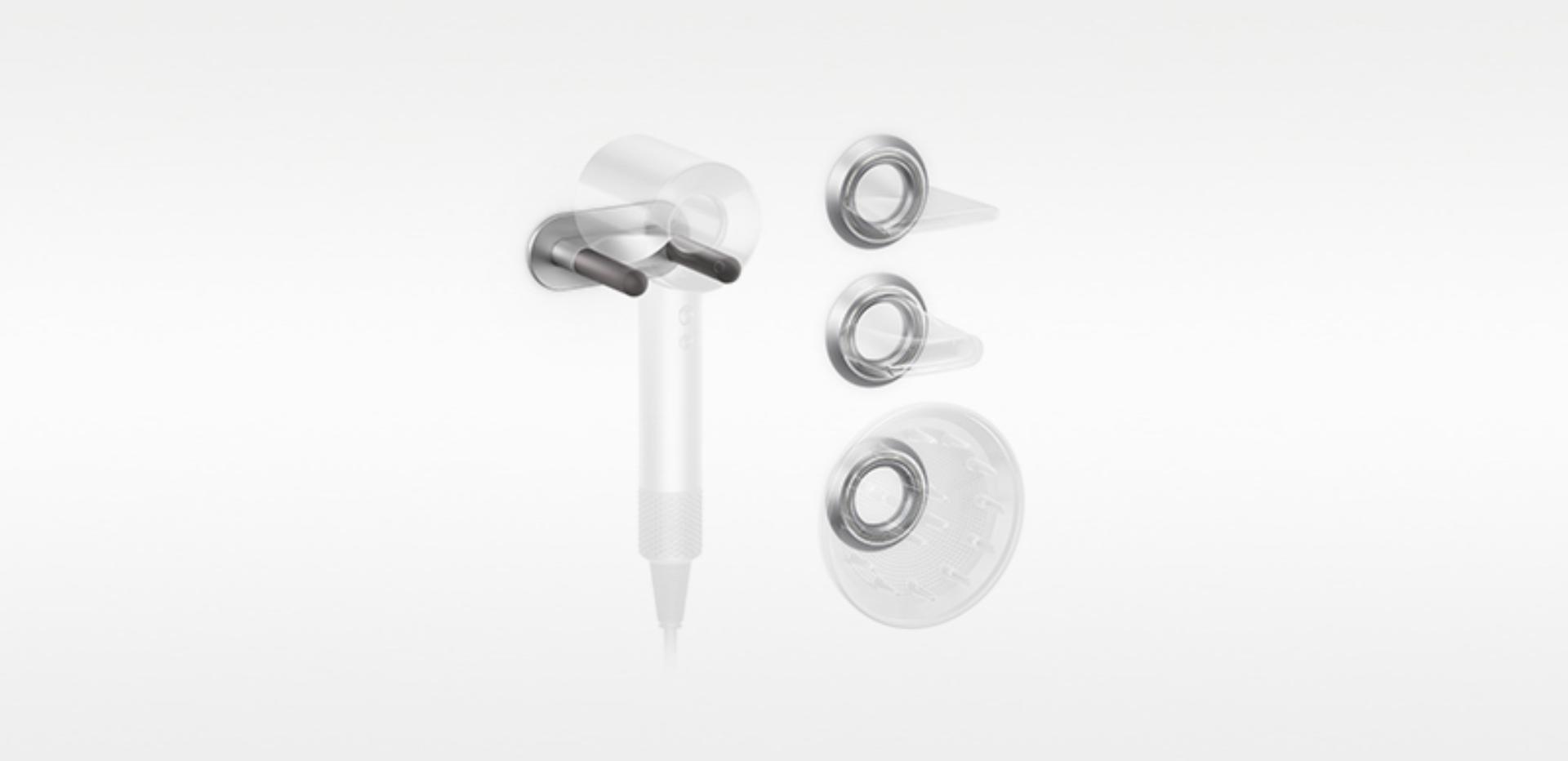 Wall cradle and magnetic attachment docks (Silver)