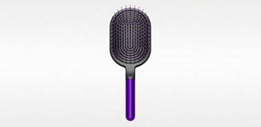 Spazzola piatta (viola/nero)