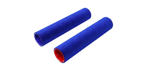 Dual microfibre rollers