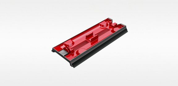 Debris tray (Red/Grey)