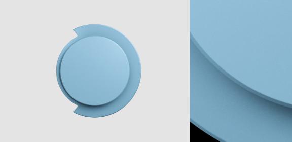 Dyson OnTrac™ outer caps Ceramic Blue
