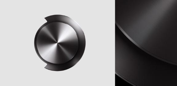 Dyson OnTrac™ outer caps CNC Black Nickel