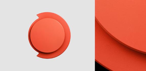 OnTrac™ outer caps (Ceramic Cinnabar)