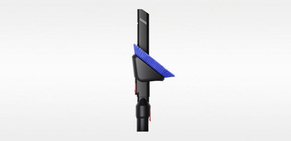 Rotating Brush Crevice Tool